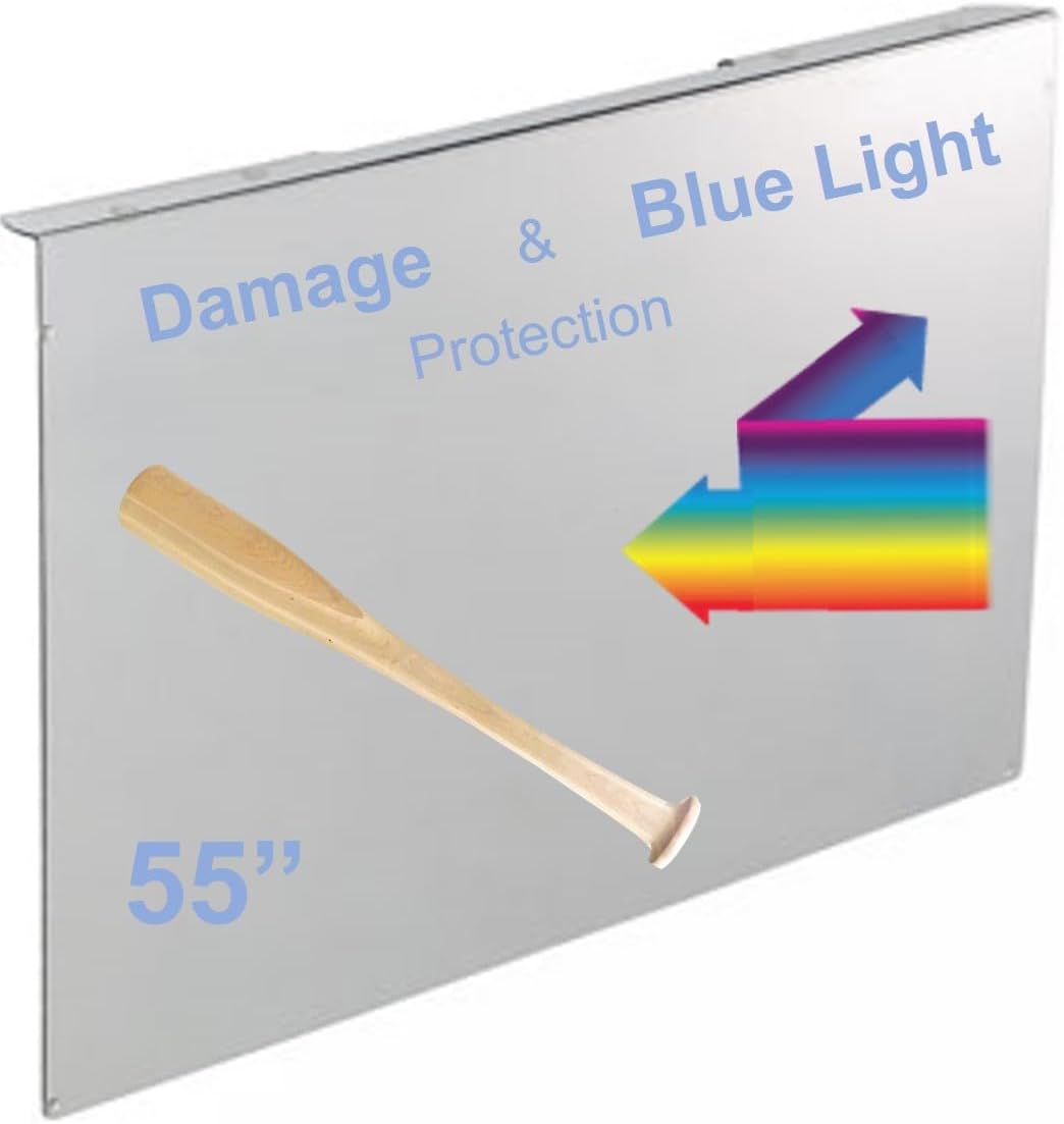55 inch Blue Light Protection Shield for TV Screens - VizoBlueX