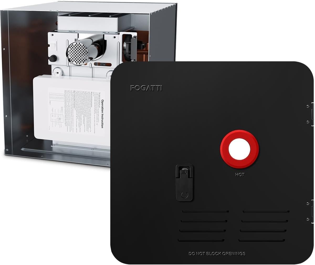 Effortless Hot Showers with FOGATTI Tankless Water Heater