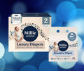 Luxury Moon Disposable Diapers and Wipes Bundle Size 2 - Plant Based