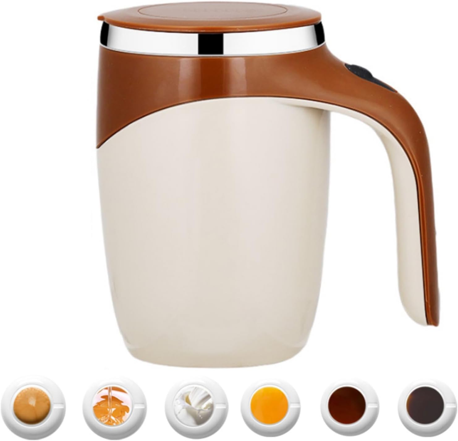 Rechargeable Self-Stirring Coffee Mug - Effortless Mixing!