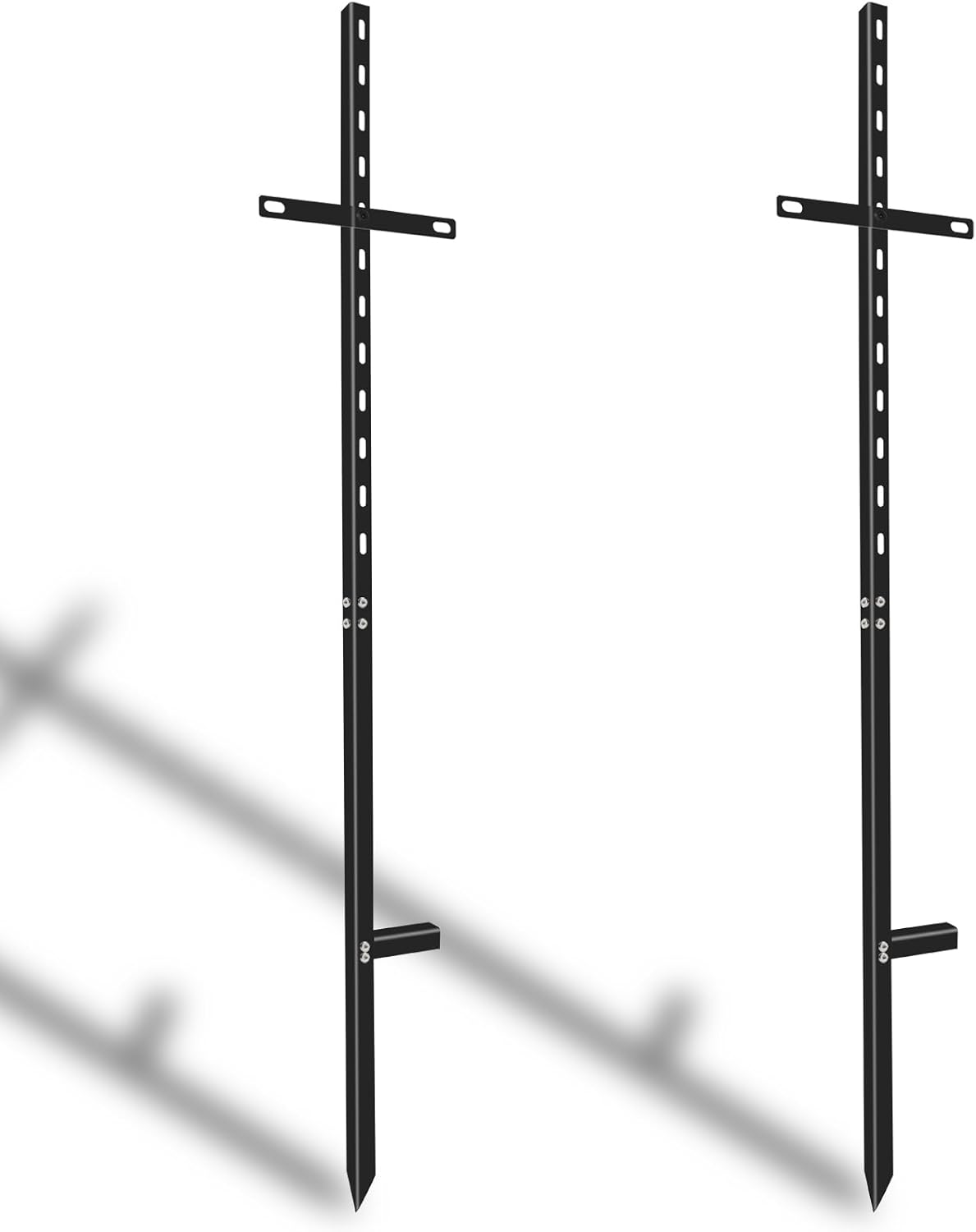 Heavy Duty 46 Inch T-Bar Yard Sign Stakes for Outdoor Use