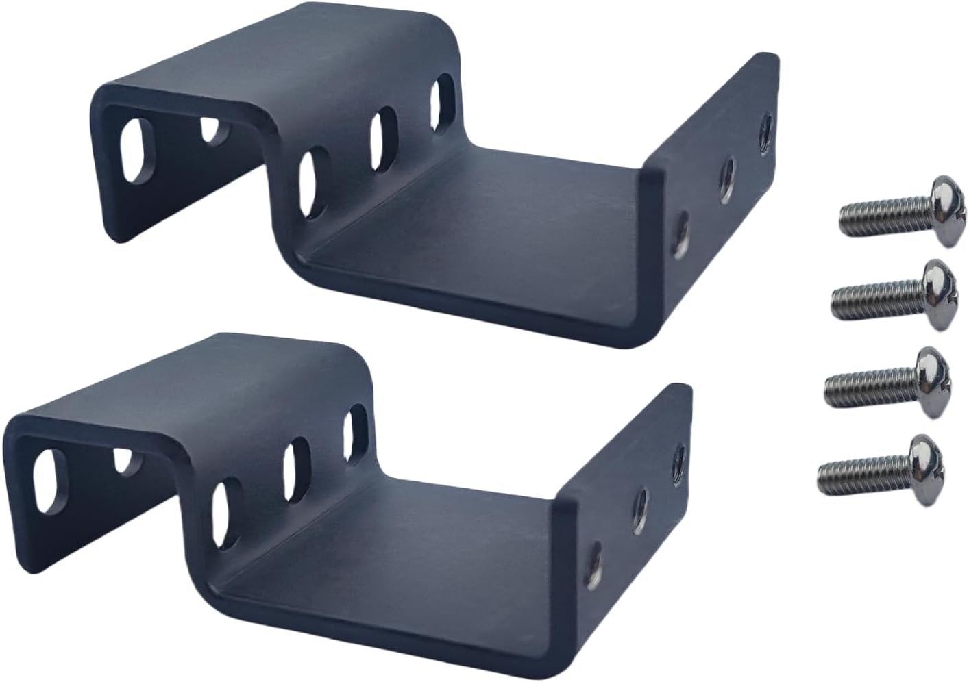 Compatible 1RU Recessed Rack Adapter for 19-inch Equipment