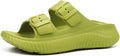 Womens Red Recovery Sandals with Orthotic Arch Support - Sport Slides