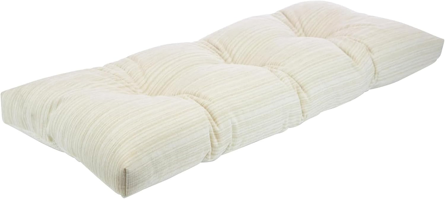 Klear Vu Non-Slip Tufted Bench Cushion for Indoor Furniture