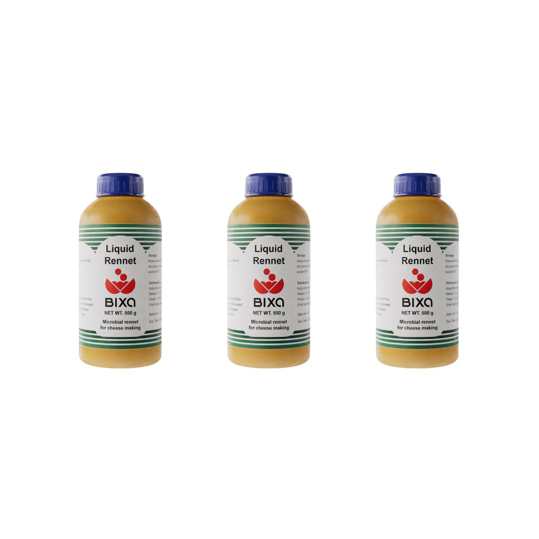 Bixa Liquid Microbial Rennet for Cheese Making - 51 Fl oz