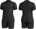Seaskin Plus Size 3mm Shorty Wetsuit for Water Sports