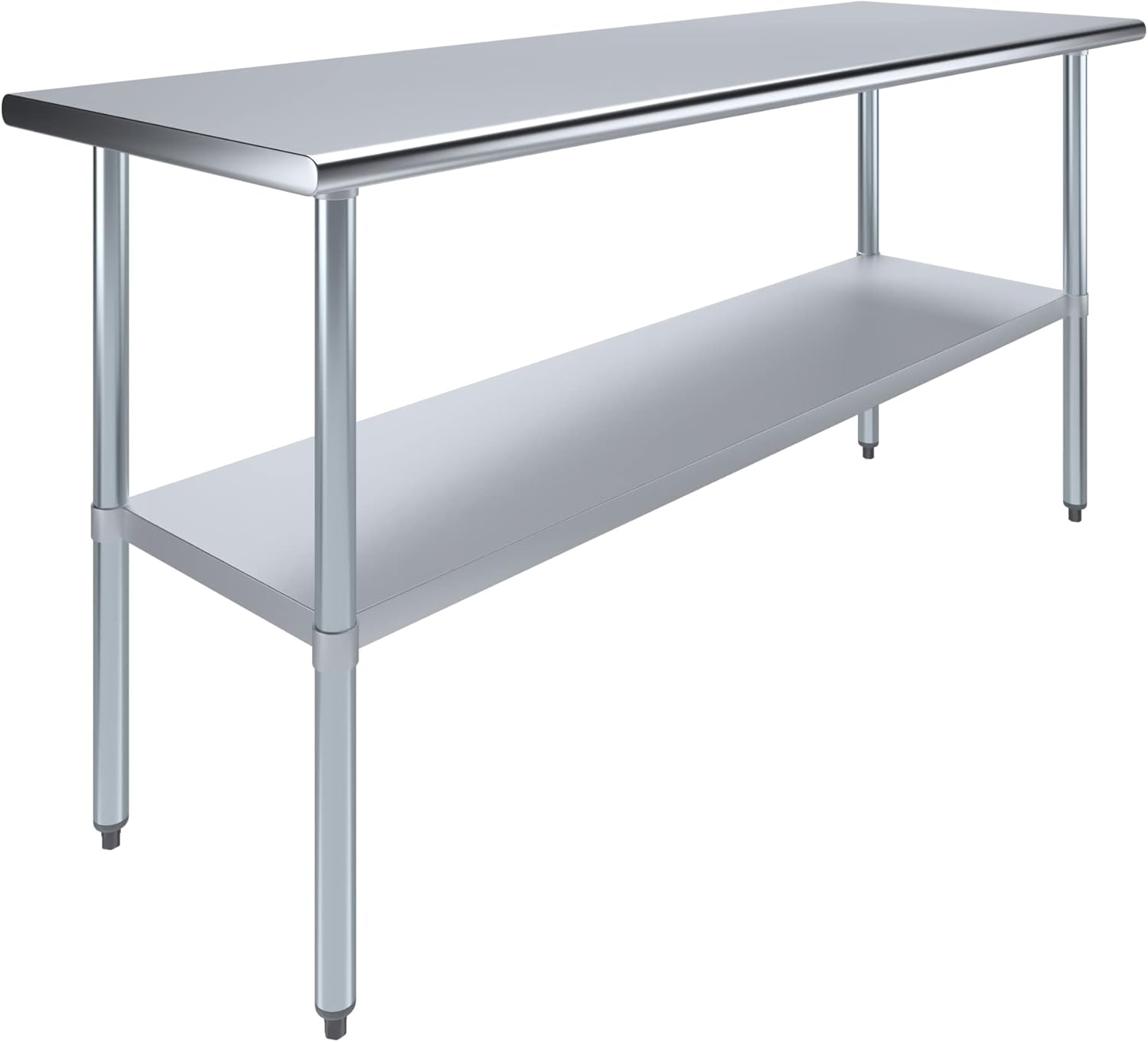 Stainless Steel Work Table for Kitchen and Garage Use