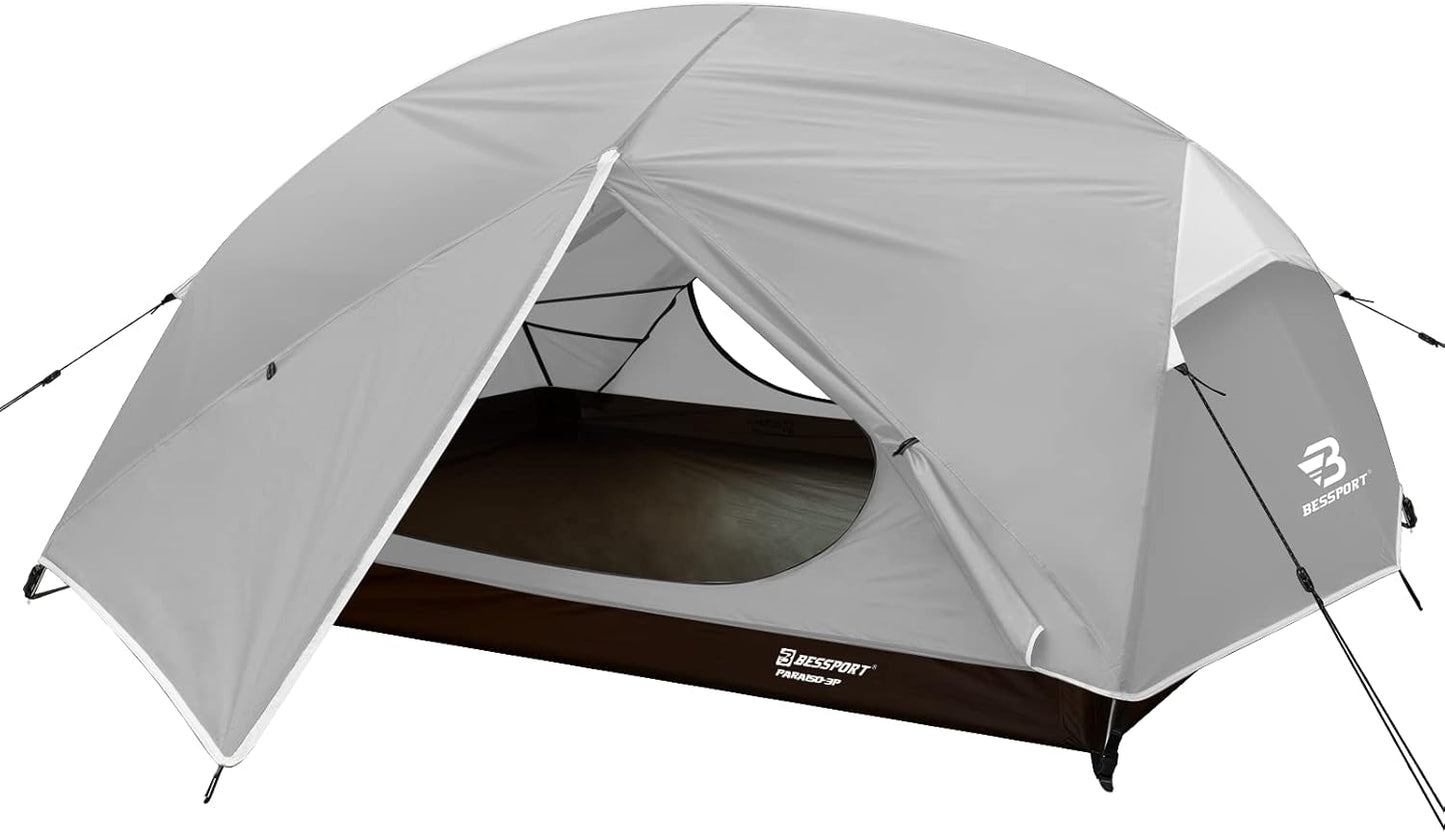 Bessport Camping Tent for 2-3 Person: Lightweight & Waterproof