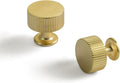 Goo-Ki Brushed Brass Zinc Alloy Cabinet Knob for Luxury Style