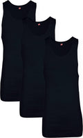 Hanes Mens Tagless Ribbed Undershirt Tall for Comfortable Fit