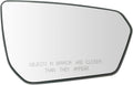 TRQ Heated Passenger Side Mirror Glass for Chevrolet Equinox