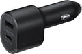 SAMSUNG Super Fast Dual Car Charger USB (45W+15W) - Fast In-Car