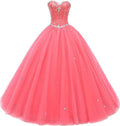 Captivating Women's Sweetheart Tulle Gown for Formal Events
