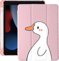Cute Kawaii Duck iPad Case for 11th Gen A16 11in and 10th Gen 10.9in