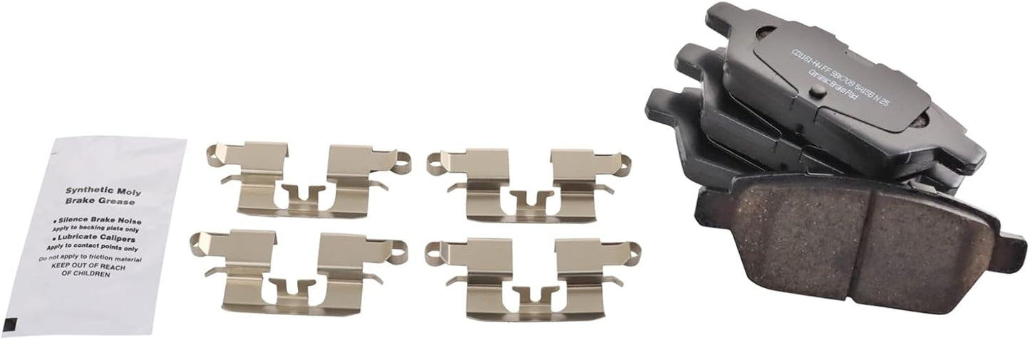 TRQ Rear Brake Pads Ceramic for Ford Fusion and Lincoln MKZ