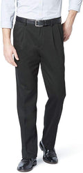 Dockers Classic Fit Easy Khaki Pants for Men - Pleated Comfort