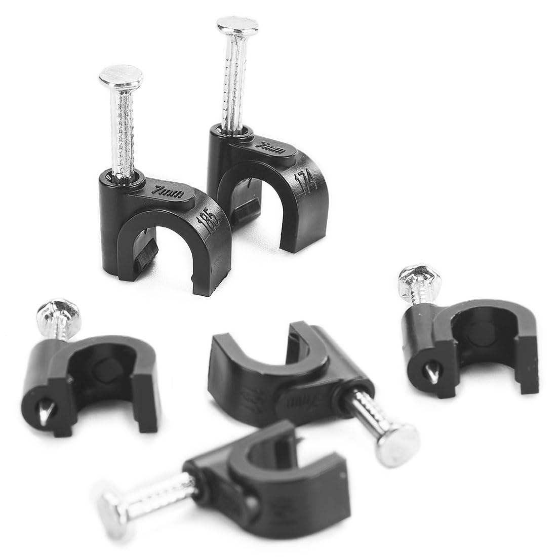 Secure Your Ethernet Cables with 7mm Cat6 Cable Clips - 200 Pack