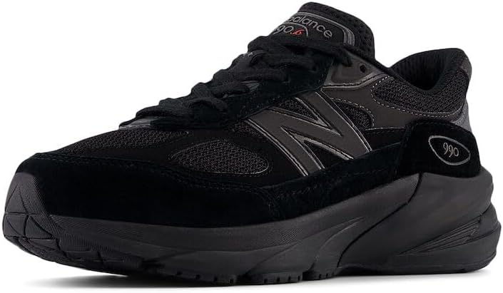 New Balance Kids' 990 V6 Lace-up Sneaker for Active Play