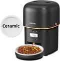 Automatic Cat Feeder - Timed 2L Food Dispenser with Ceramic Bowl