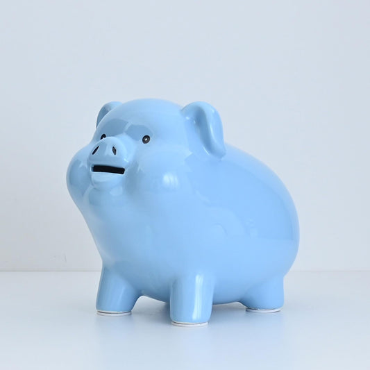 Ceramic Piggy Bank for Adults - Fun Money Saving Decor