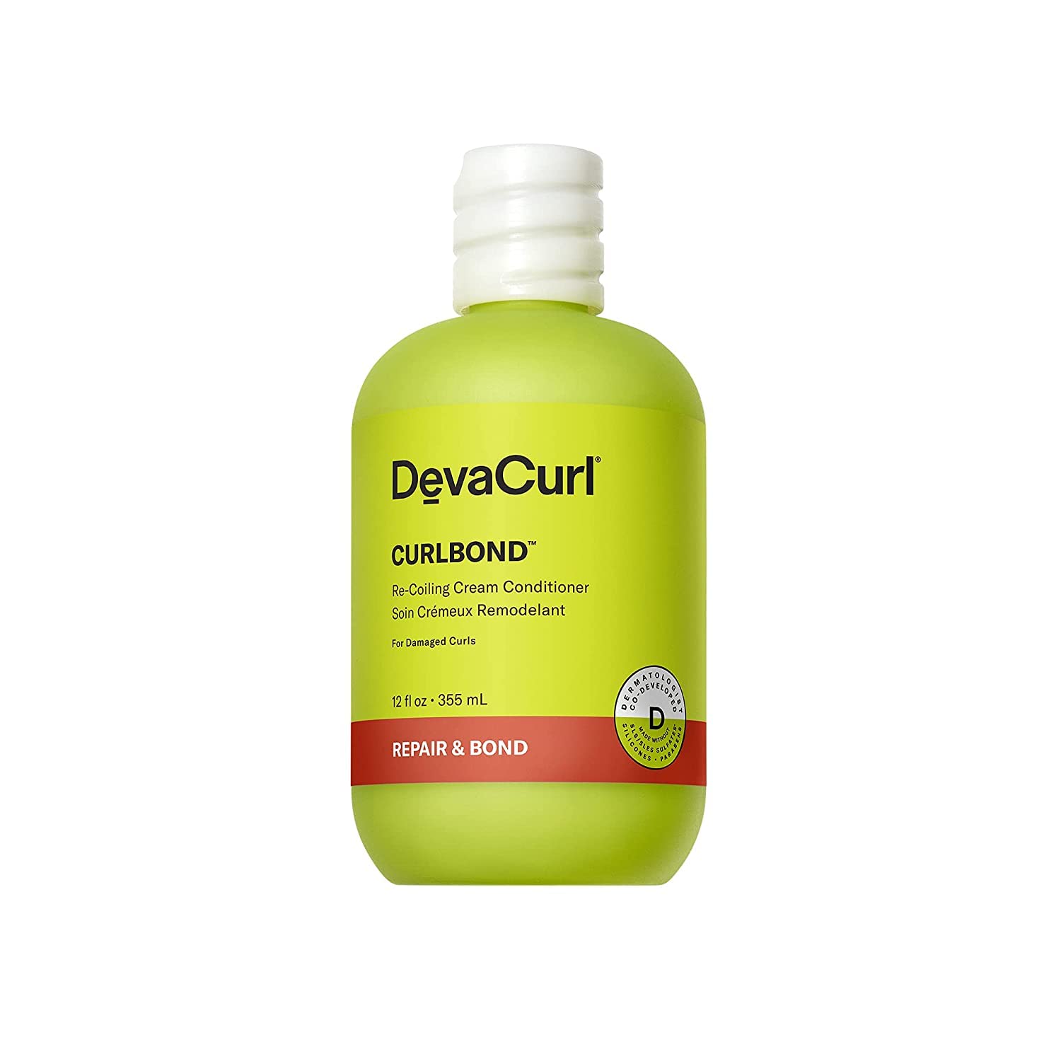 DevaCurl CurlBond Re-Coiling Cream Conditioner for Stronger Curls