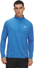 Under Armour Mens Tech Textured Half Zip Long Sleeve - Fast-Drying