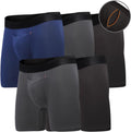 Ball Pouch Boxer Briefs for Men - No Ride Up Support