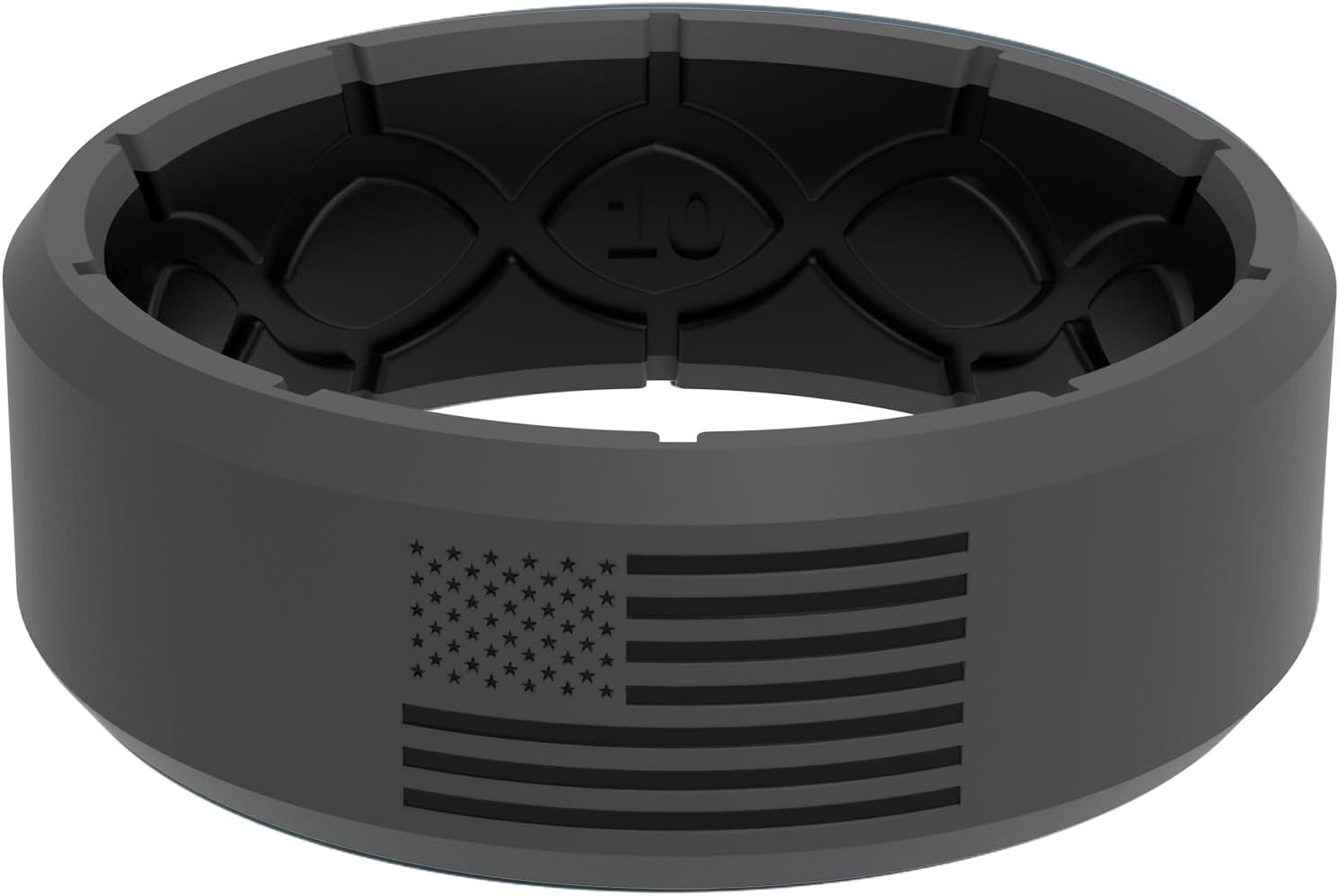 Zeus Anti Stretch Silicone Ring for Him and Her - Comfort Fit