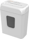 Quiet Cross-Cut Shredder for Home Offices - Low-Noise 6-Sheet