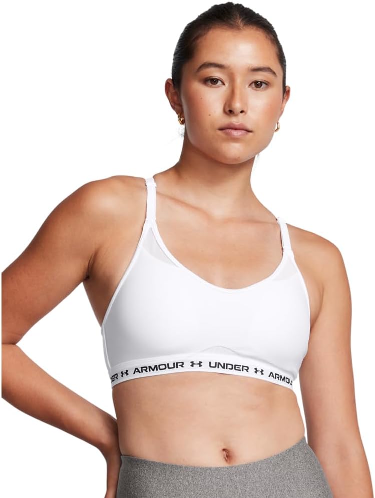 Under Armour Womens Crossback Low Impact Sports Bra for Comfort