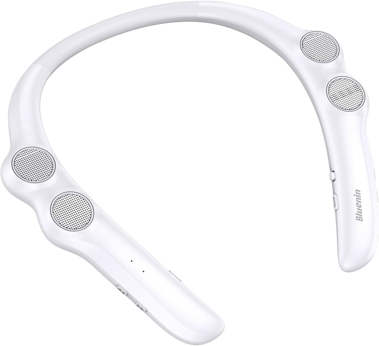 Ultralight Neckband Speaker: 3D Stereo Sound, 12H Playtime