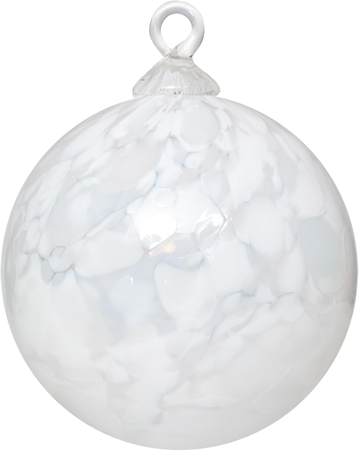 Handmade Blown Glass Ornament for Holiday Decor and Gifts