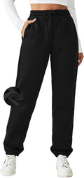 PINSPARK Women's Fleece Lined Sweatpants Winter Joggers (Style 8VW3)