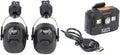 Klein Tools Full Brim Hard Hat Earmuffs & Rechargeable Headlamp