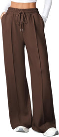 Women's High Waisted Wide Leg Sweatpants - Comfortable Everyday Fit
