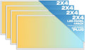 2X4 FT LED Light Flat Panel 4 Pack - 5 CCT & Wattage Selectable