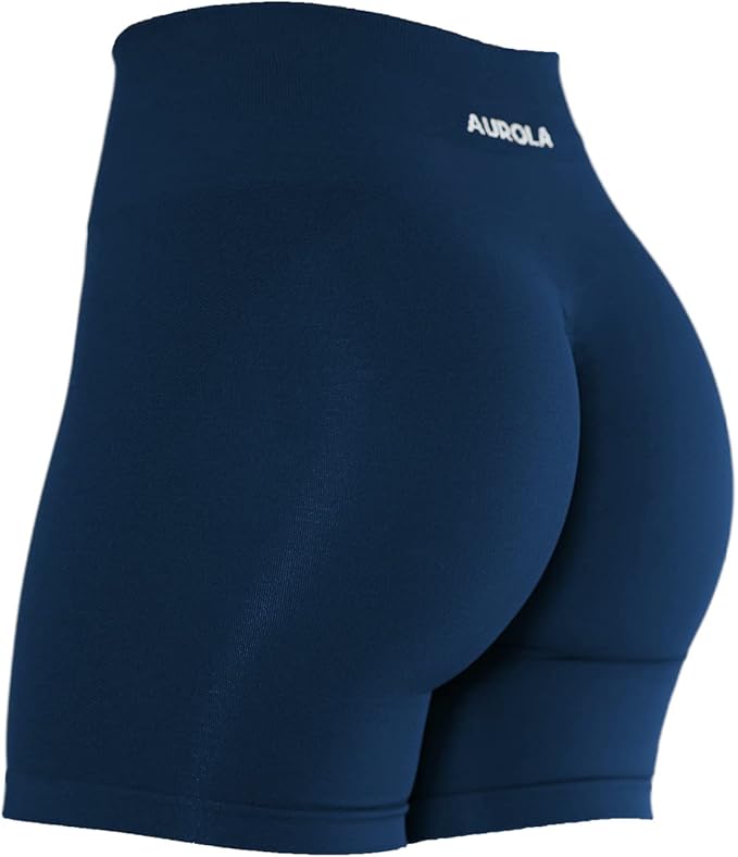 AUROLA Intensify Workout Shorts for Women Seamless Scrunch Design
