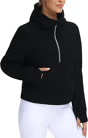 Dragon Fit Women Half Zip Hoodies for Stylish Comfort and Fit