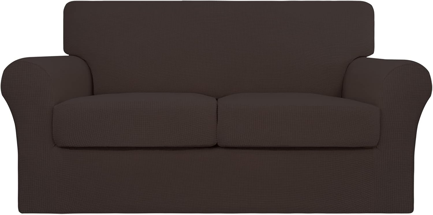 Easy-Going 3 Pieces Stretch Couch Cover for Dogs and Kids