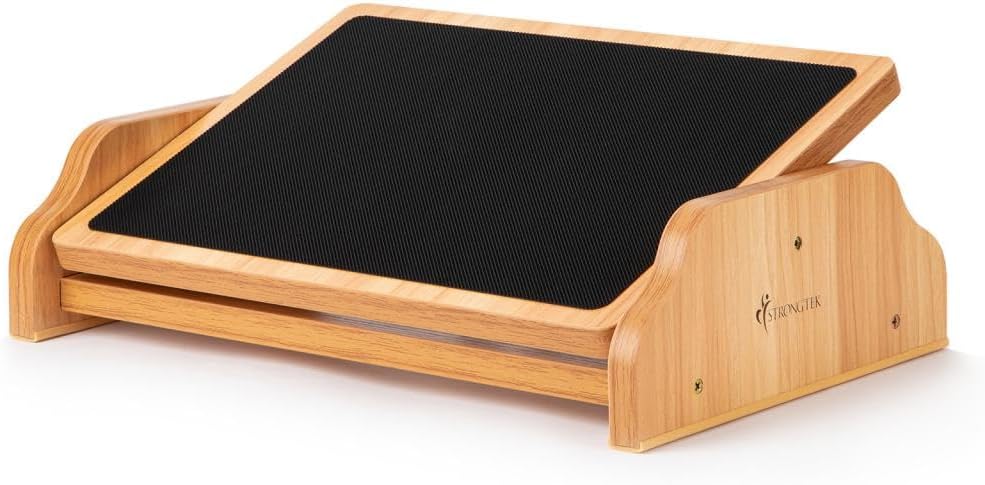 Ergonomic Rocking Foot Rest for Under Desk by StrongTek