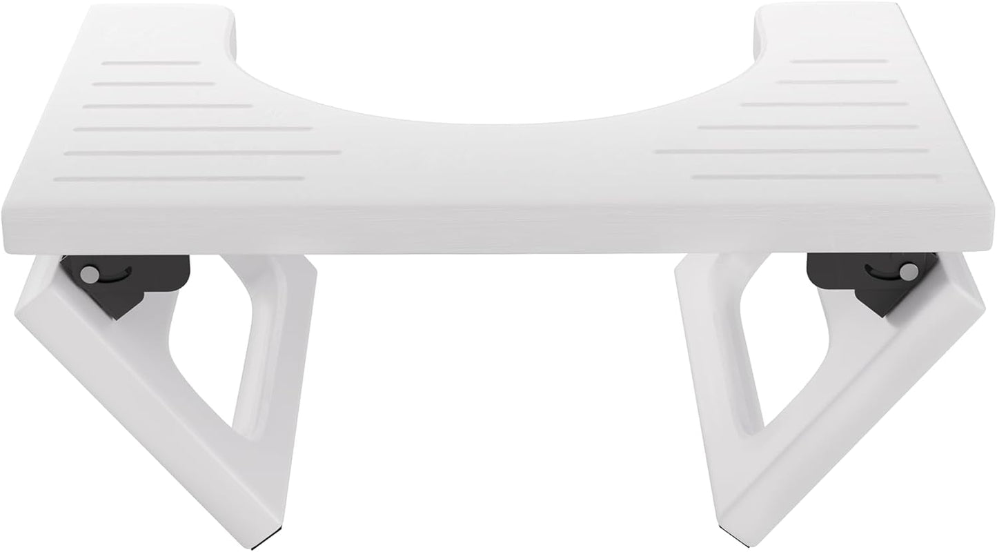 Bamboo Toilet Stool for Adults - Foldable Poop Stool Design
