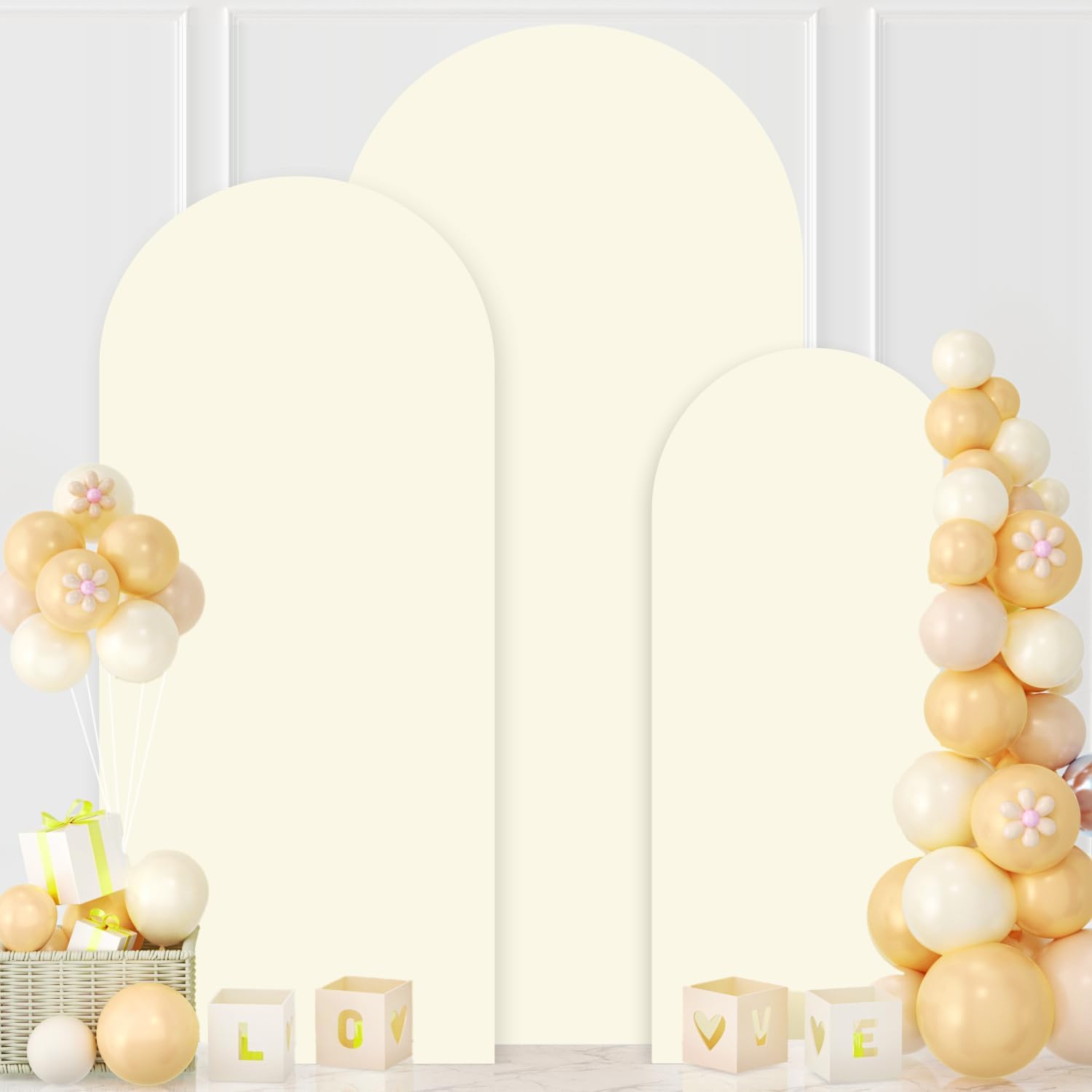 MODFUNS Spandex Arch Cover Set for Elegant Event Decor