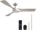 VONLUCE 52in Mid Century Ceiling Fan with Light and Remote - Quiet
