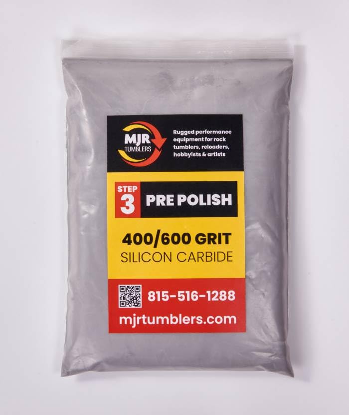 20lb Premium 400/600 Silicon Carbide Rock Polishing Grit
