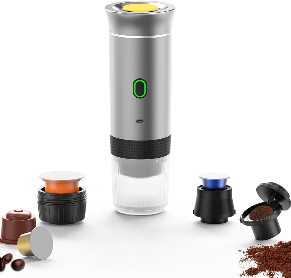 XVWJ Portable Electric Coffee Maker - Self-Heating!