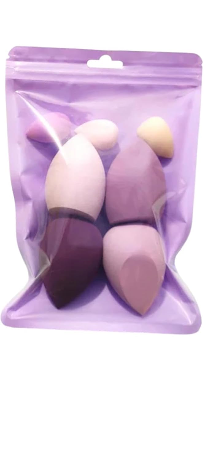 7-Pack Purple Multicolor Beauty Blender Set