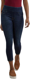 Rock & Republic Women's Stretch Cropped Jeans - Dark Wash Slim Fit