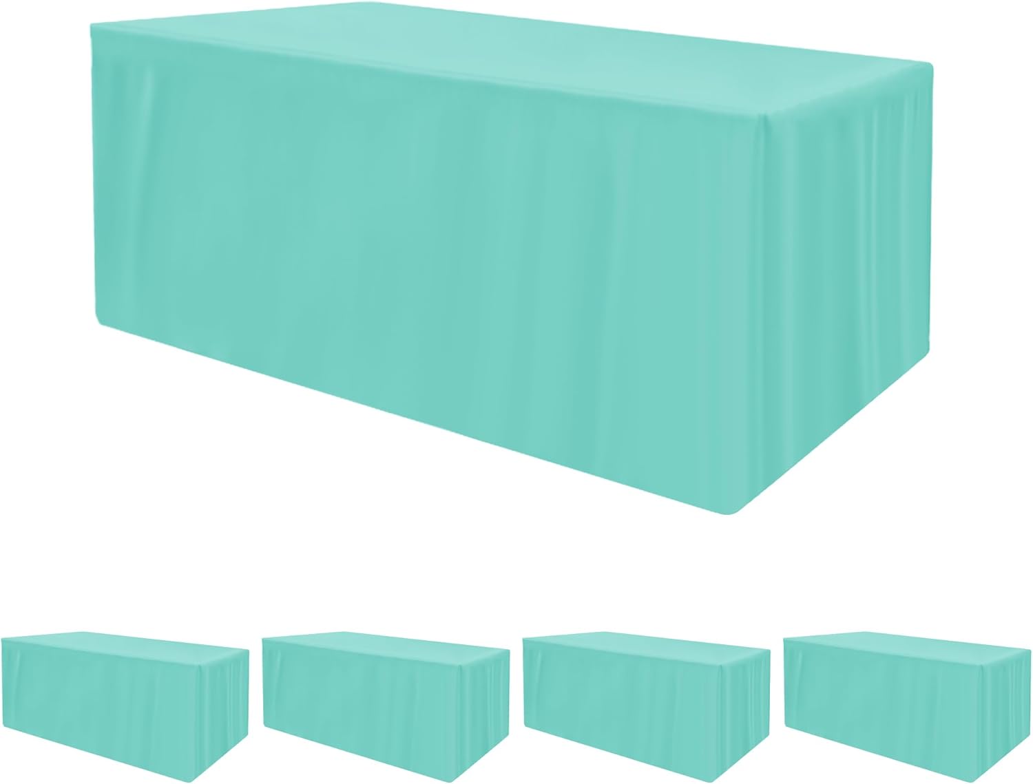 Fitted Tablecloths for 6 Foot Rectangle Table by HolidayIdeas