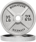 Fitvids Deep Dish 2-Inch Olympic Cast Iron Weight Plates - Vintage