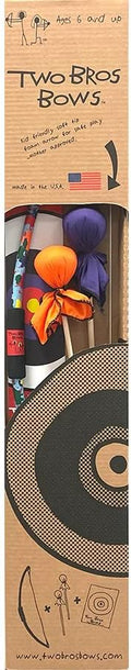 Two Bros Bows Toy Archery Set for Kids - Safe Foam Tip Practice